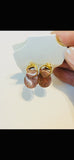 Poppy of Remembrance 18K Gold Plated Earrings