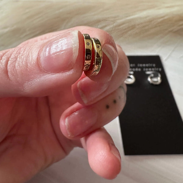 Eternity Hoop Earrings