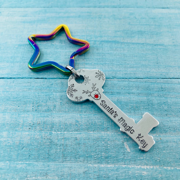 Santa's Magic Key- Christmas Keychain
