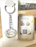 Saskatchewan Floral Keychain