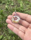Saskatchewan Floral Keychain