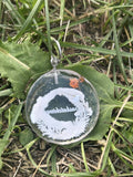 Saskatchewan Floral Keychain