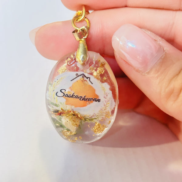 Saskatchewan Golden Prairie Keychain