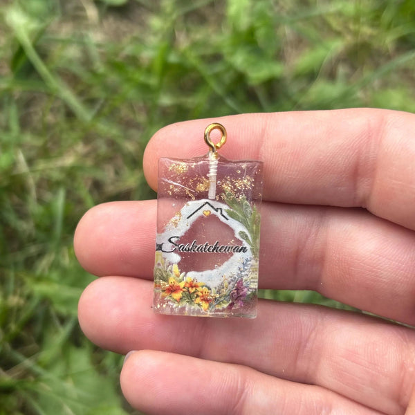 Saskatchewan Wildflower Charm