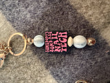 Saying keychains