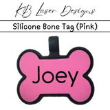 Personalized Silicone Bone Pet Tag