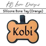 Personalized Silicone Bone Pet Tag
