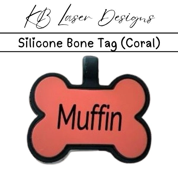 Personalized Silicone Bone Pet Tag