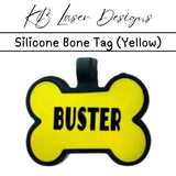 Personalized Silicone Bone Pet Tag