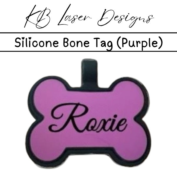 Personalized Silicone Bone Pet Tag