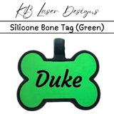 Personalized Silicone Bone Pet Tag