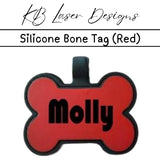 Personalized Silicone Bone Pet Tag
