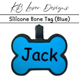 Personalized Silicone Bone Pet Tag