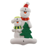 Single Parent Tree Family Ornaments