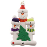 Single Parent Tree Family Ornaments