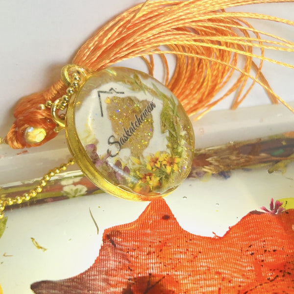 Saskatchewan Prairie Bloom Car Charm