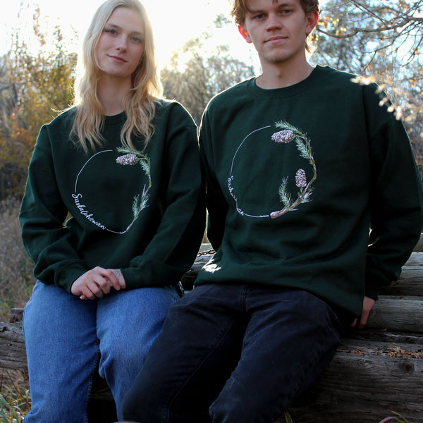 Snowy Pine - Crewneck Sweater
