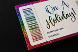 Surprise Vacation Scratch Sticker