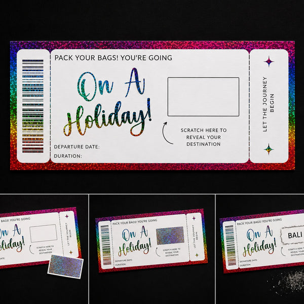 Surprise Vacation Scratch Sticker