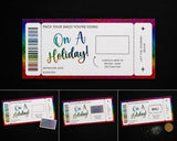 Surprise Vacation Scratch Sticker