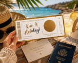 Surprise Vacation Scratch Sticker