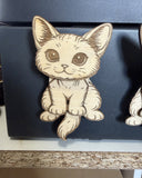 Wiggly Cat Fridge Magnet