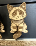 Wiggly Cat Fridge Magnet