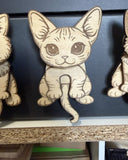 Wiggly Cat Fridge Magnet