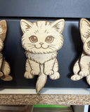 Wiggly Cat Fridge Magnet