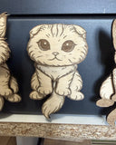 Wiggly Cat Fridge Magnet