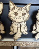 Wiggly Cat Fridge Magnet