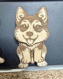 Wiggly Dog Fridge Magnets
