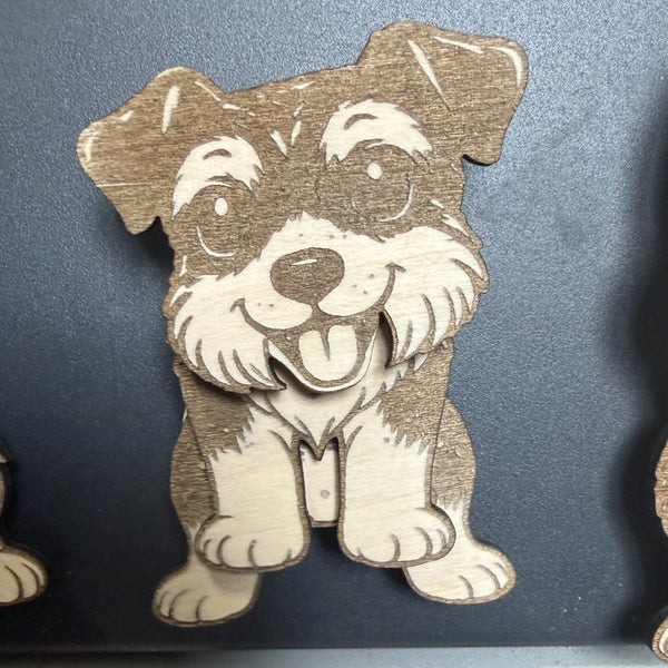 Wiggly Dog Fridge Magnets