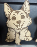 Wiggly Dog Fridge Magnets
