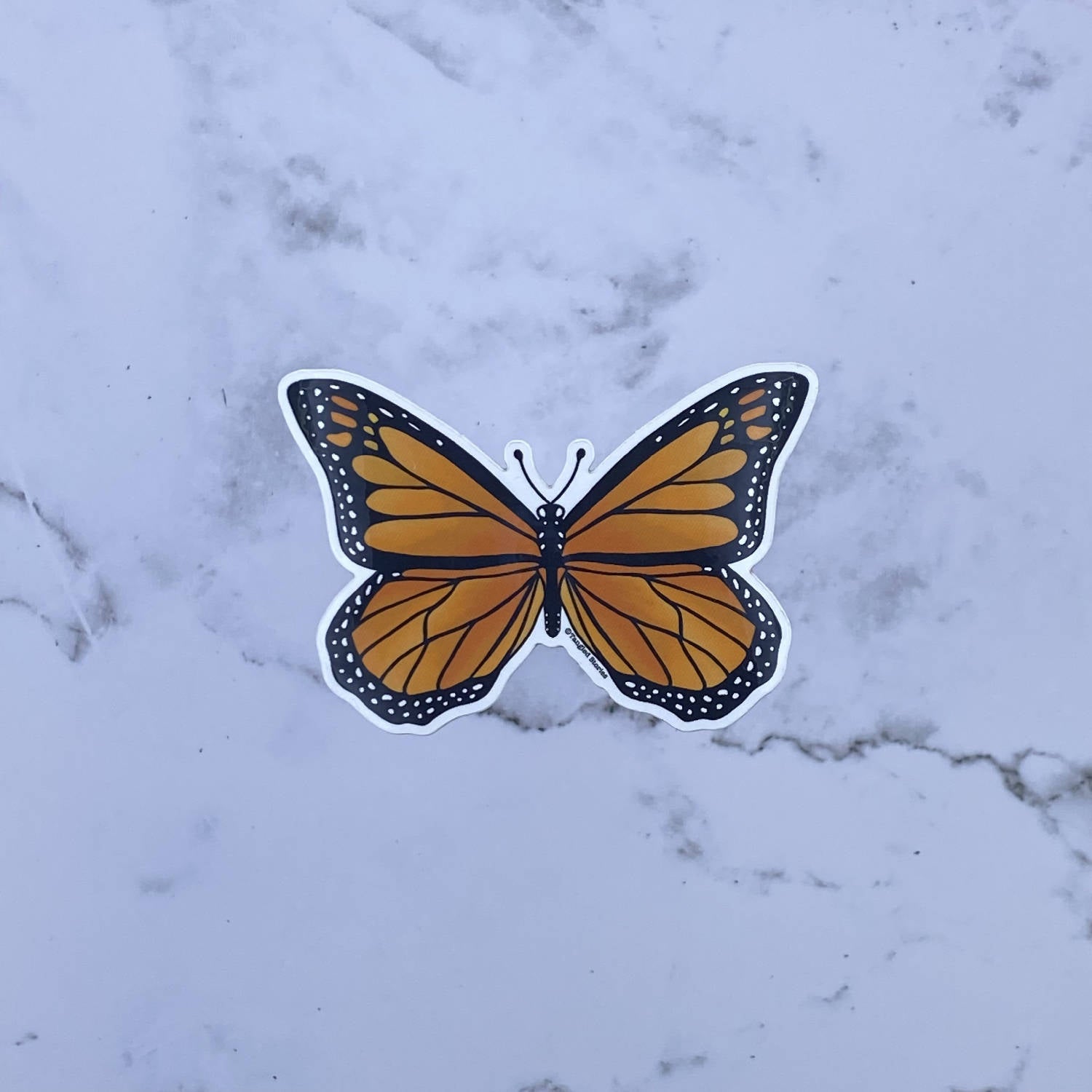 Monarch Butterfly Waterproof Sticker