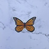 Monarch Butterfly Waterproof Sticker