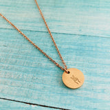 Stainless Steel Necklace - Peace Hand Sign