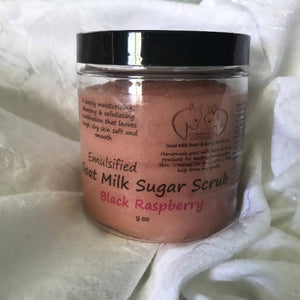 Emulsified Goat Milk Sugar Scrub