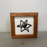 Lily 3D Sign - 6"
