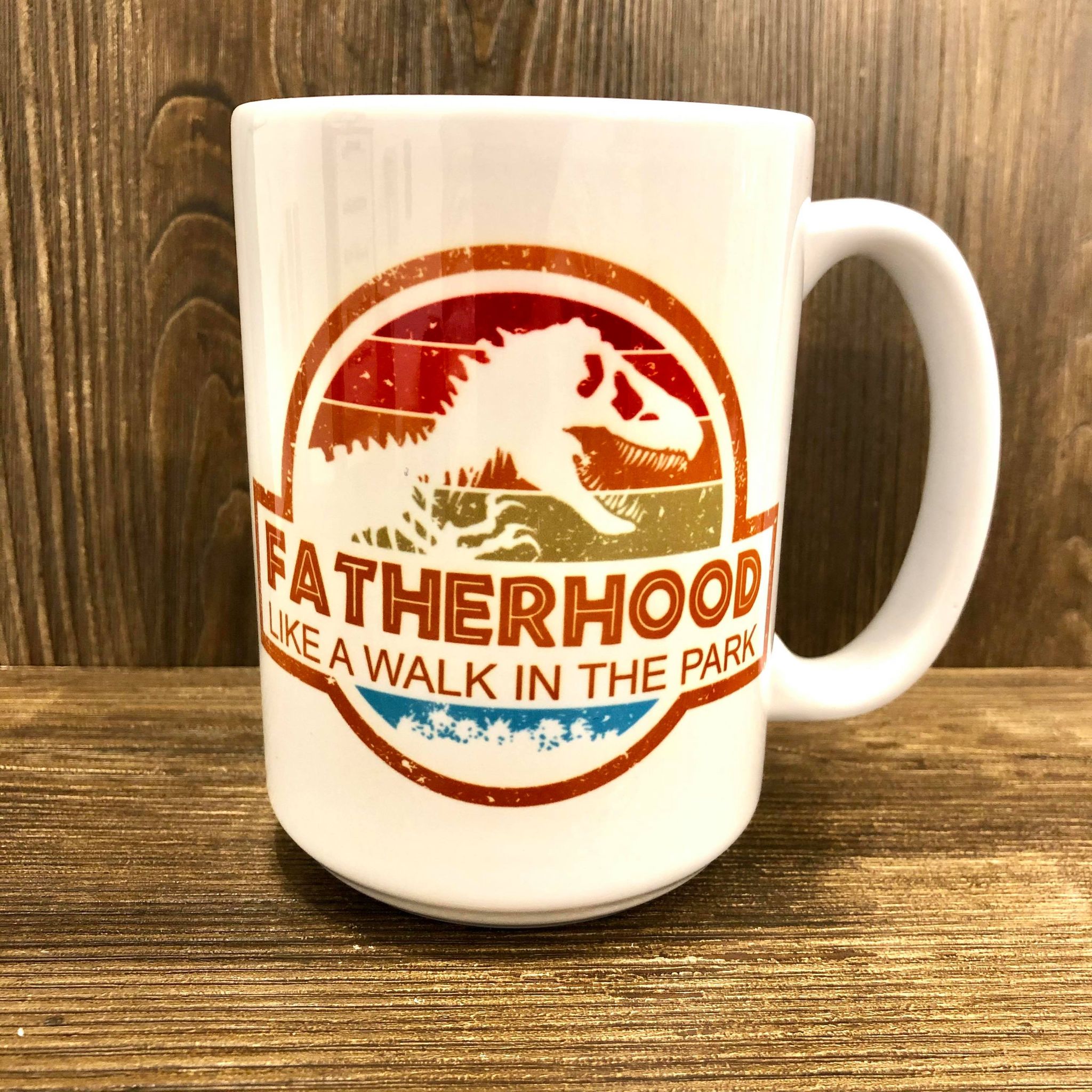 Fatherhood Walk in the Park Classic 15oz Mug - HandmadeSask