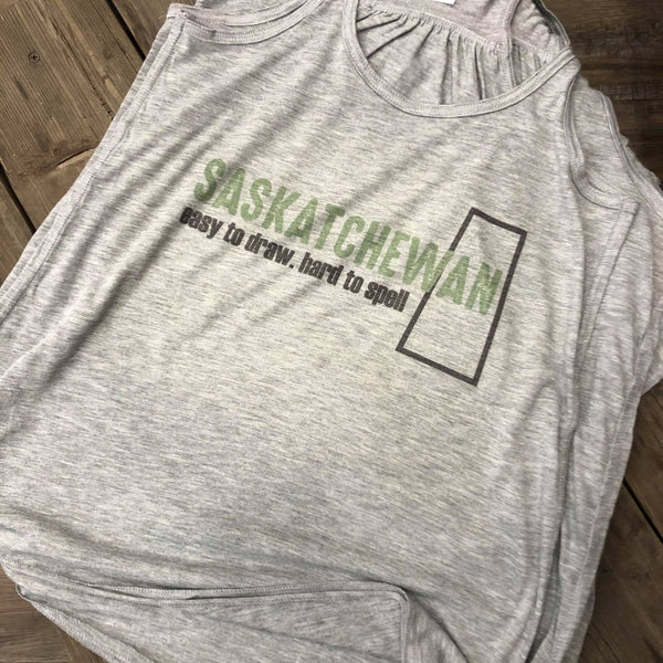 Saskatchewan Female Tank - HandmadeSask