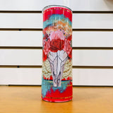 Bull Skull Tumbler - HandmadeSask