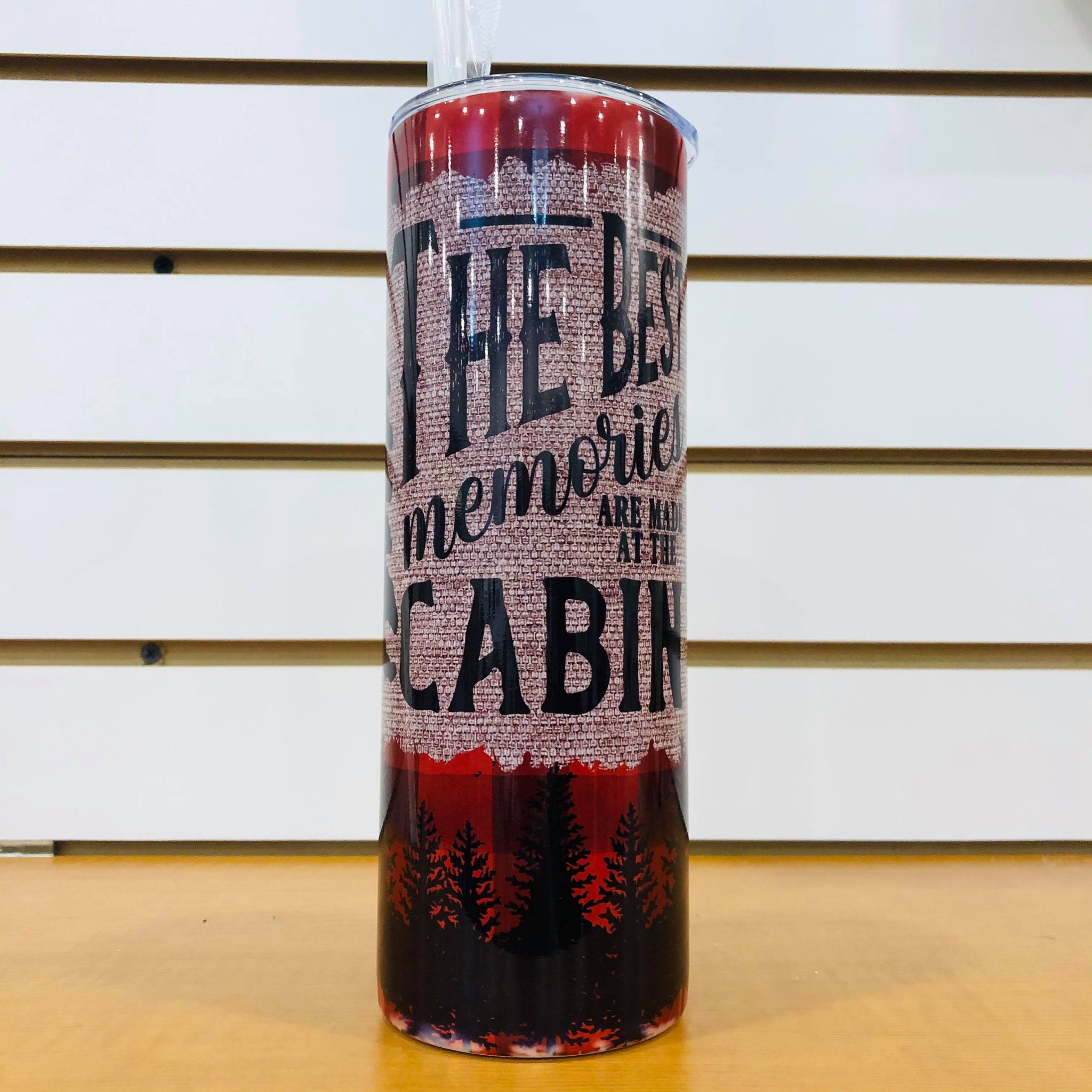 Cabin Memories Tumbler - HandmadeSask