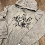 Grey Prairie Lily Bunnyhug - HandmadeSask