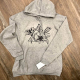 Grey Prairie Lily Bunnyhug - HandmadeSask