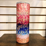 Sunrise Tumbler - HandmadeSask