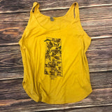 Saskatchewan Map Female Tank - HandmadeSask