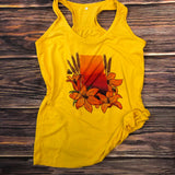 Mustard Ladies Saskatchewan Sunset Tank - HandmadeSask