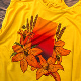 Mustard Ladies Saskatchewan Sunset Tank - HandmadeSask