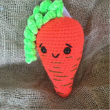Bright and adorable carrot plush stuffie